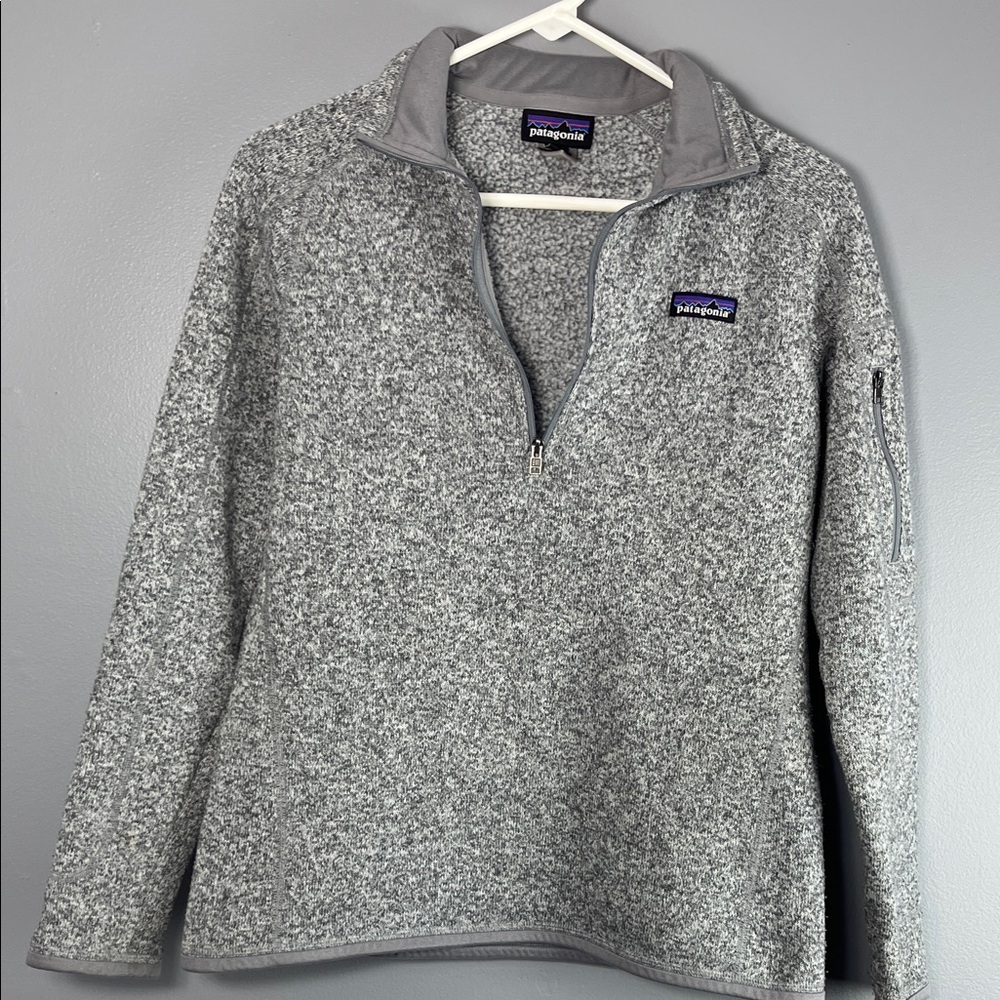 Patagonia Women's Gray V-Neck Sweater - Picture 9 of 9